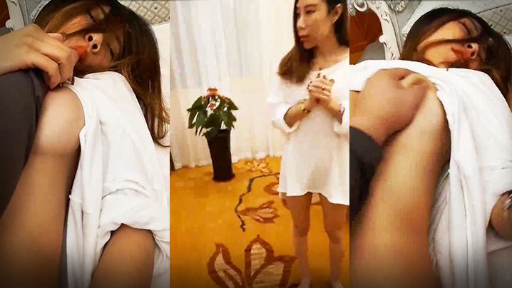 寂寞少妇 性感白富美被上门维修师傅诱惑啪啪