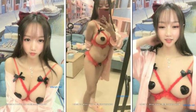 韩奶儿 高颜值甜美少女穿情趣吊带内衣想要哥哥 大黑牛狂震阴蒂爽死妹