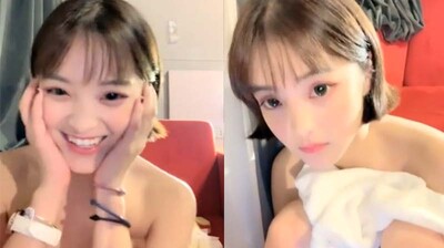 短发美女全裸诱惑秀 与闺蜜一起漏奶