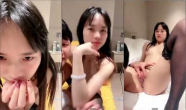 酒店 年轻长发女友 玩穴 白虎嫩穴 蝴蝶穴 舌挑无套打桩机