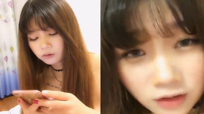 萌萌美女主播全裸露逼