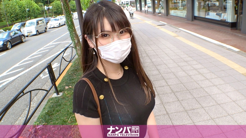 200GANA-2792 真软派 初拍 1875 眼镜巨乳OL小姐！今晚与单恋对象有约定但…开始